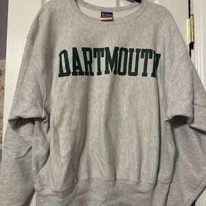 VINTAGE 2003 Champion Reverse Weave Dartmouth Gray Crewneck Men's Sweatshirt